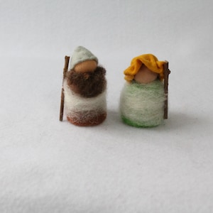 Waldorf Tiny Felt Nativity Set - Etsy