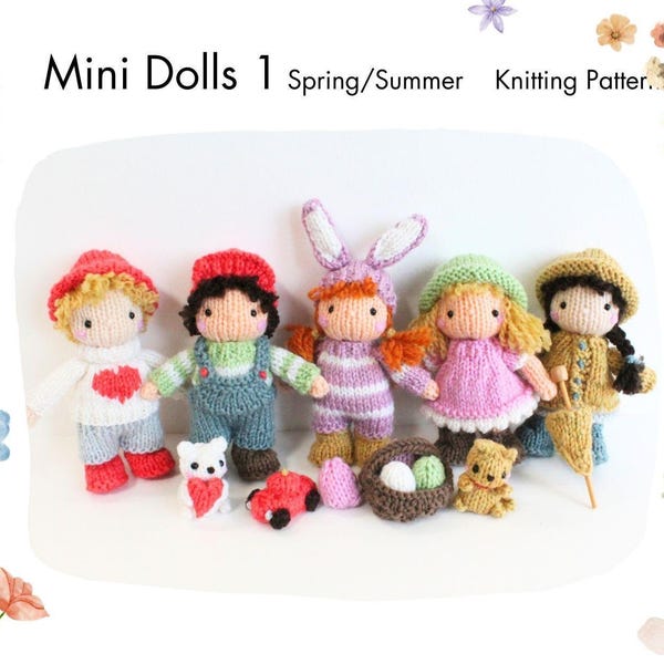 Zestaw miniaturowych lalek sezonowych 1 Wiosna/Lato