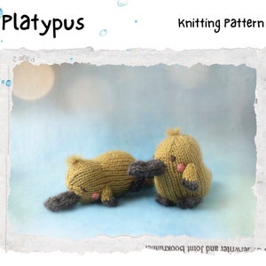 Platypus Knitting Pattern PDF 2 designs