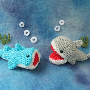 Quirky Amigurumi Sharks Crochet Pattern PDF - Etsy