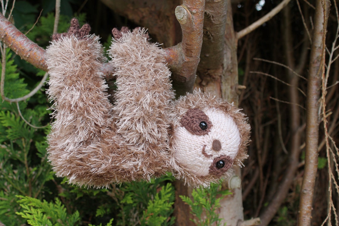 Fleecy Sloth Knitting Pattern PDF - Etsy