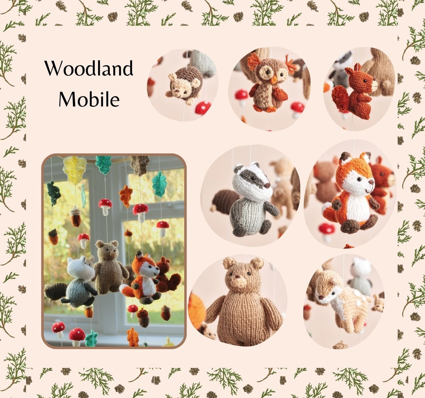 Woodland Mobile Crochet
