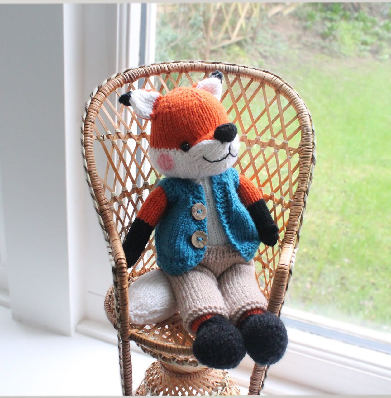 Cheeky Fox, Fox in Waistcoat, Knitting Pattern PDF - Etsy