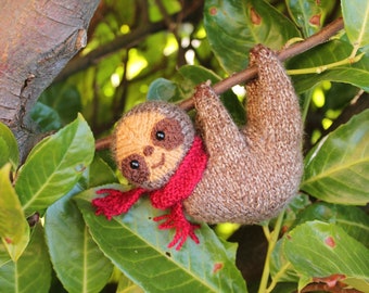 Mini Sloth knitting pattern PDF