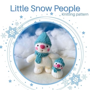 Padrão de tricô de boneco de neve Little Snow People PDF