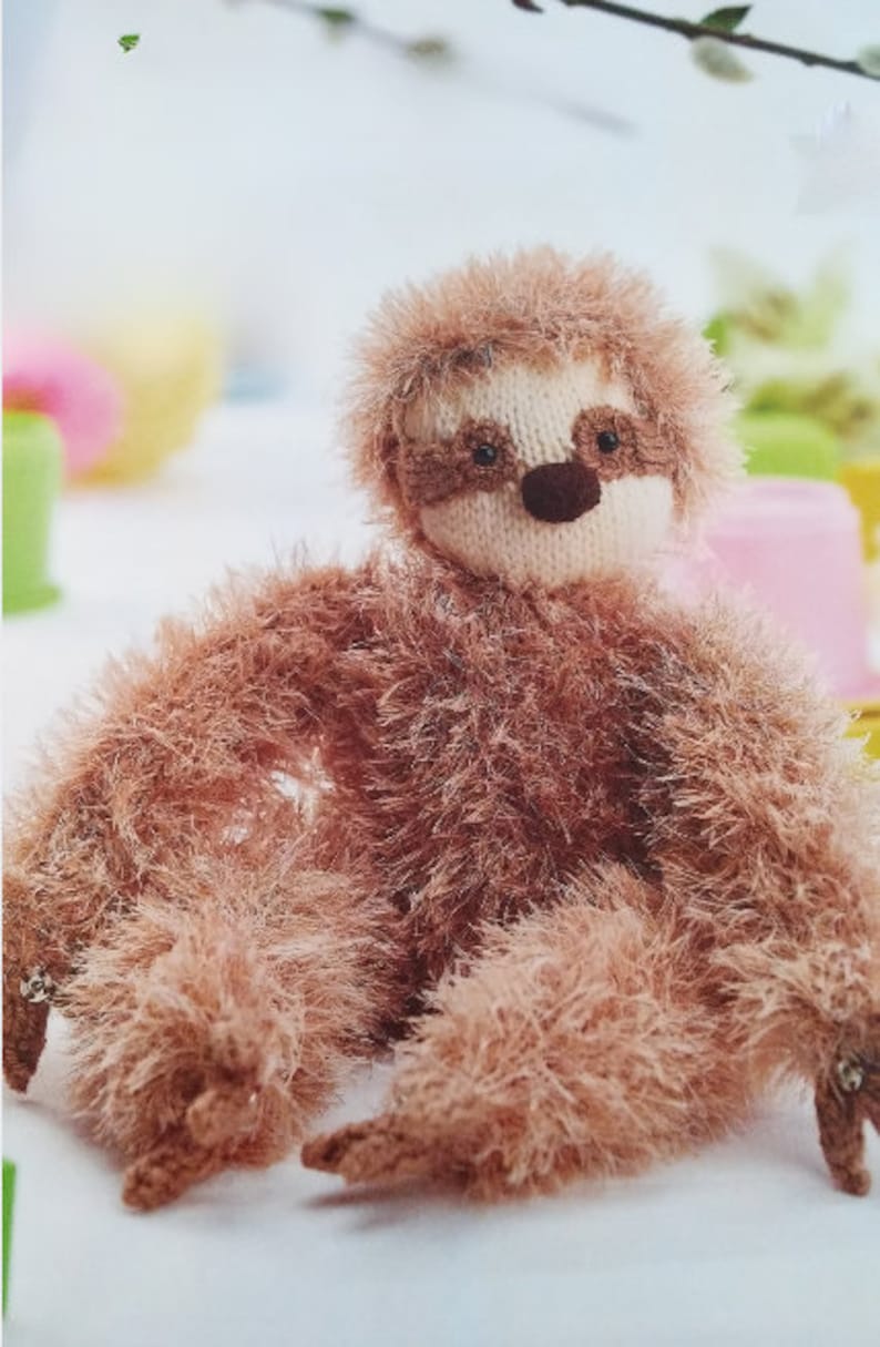 Sloth knitting pattern PDF image 2