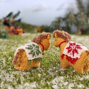 Christmas Ponies Knitting Pattern PDF image 2