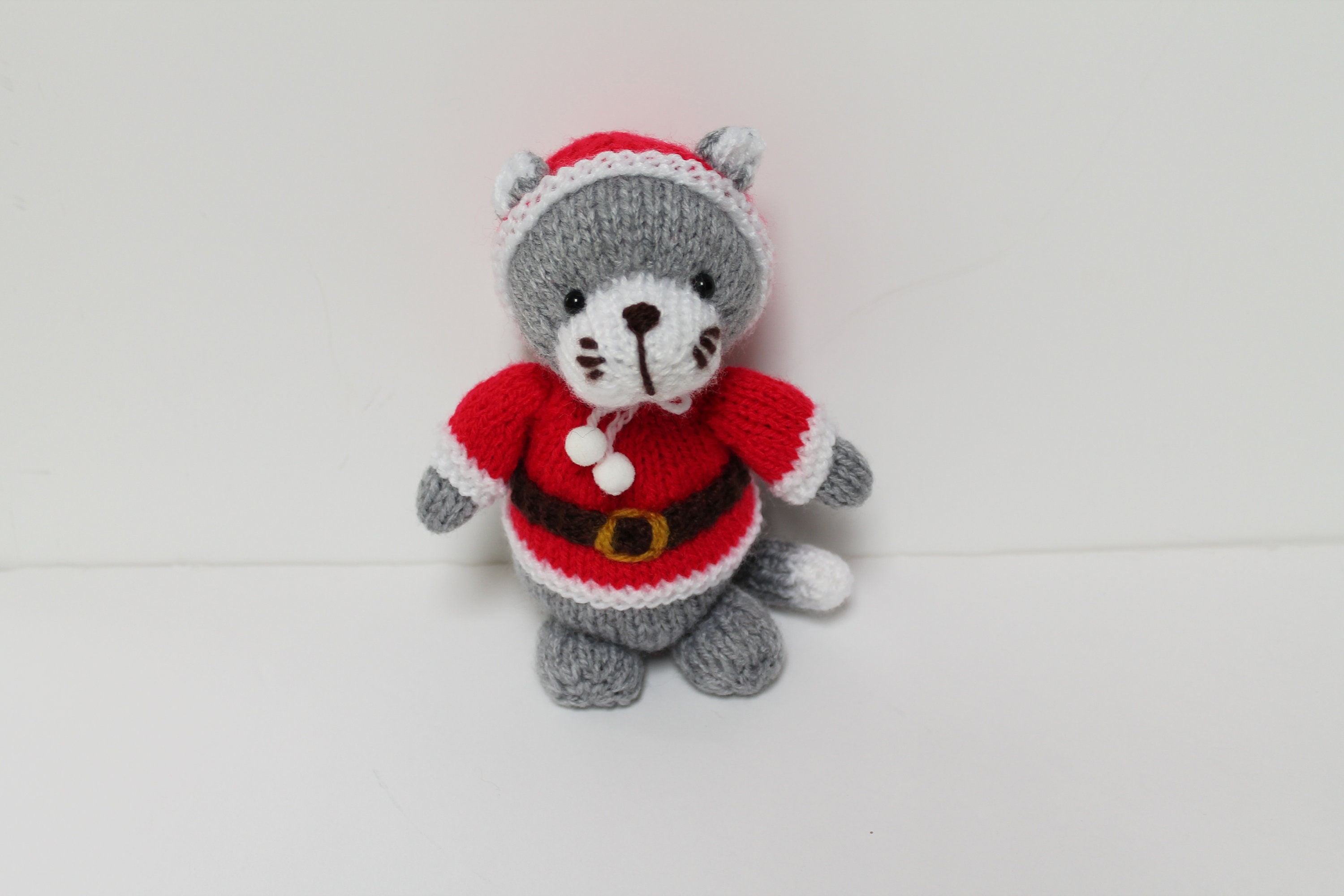 Festive Cats Knitting Pattern PDF Etsy UK