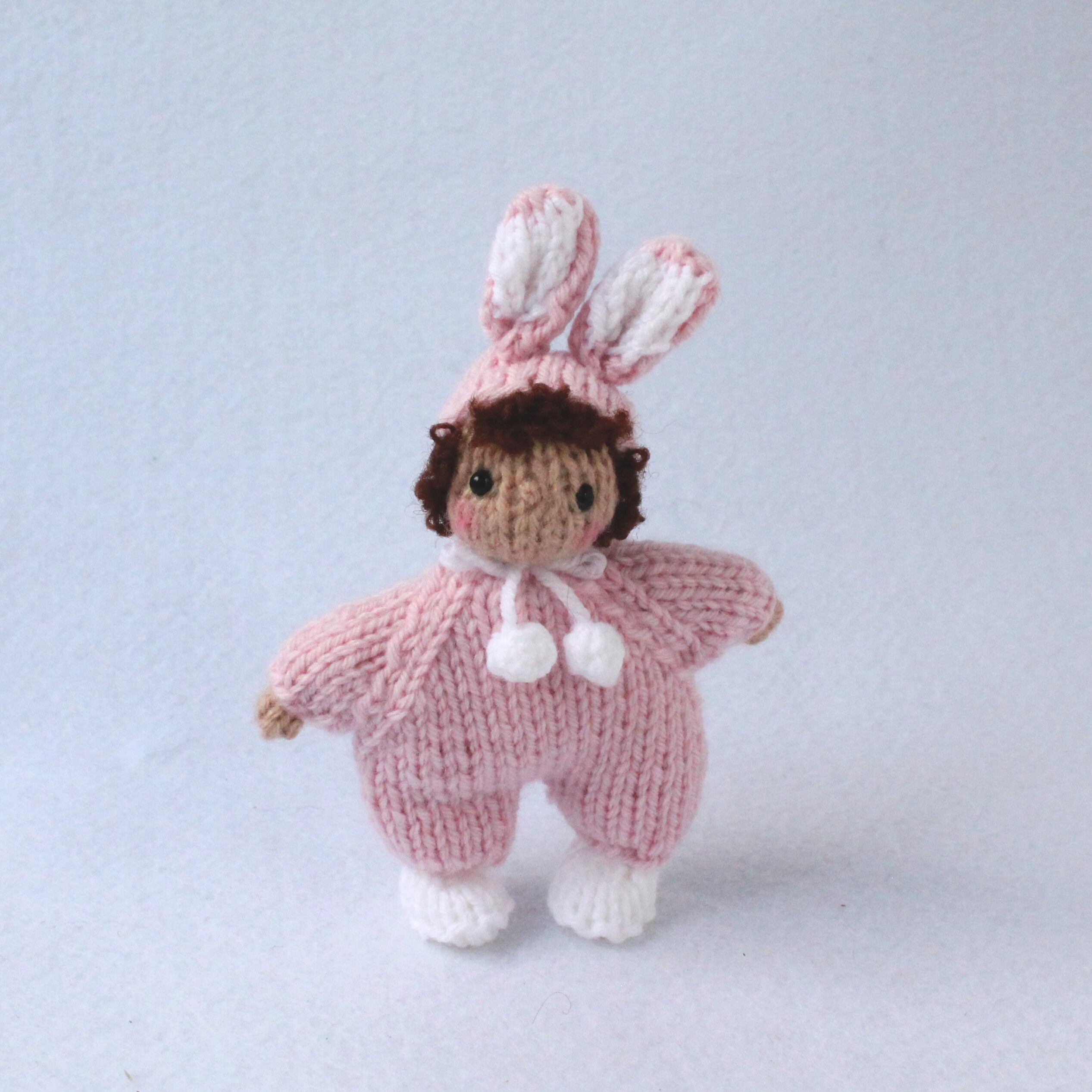 Bunny Dolly, Doll in Bunny Outfits, Knitting Pattern PDF - Etsy