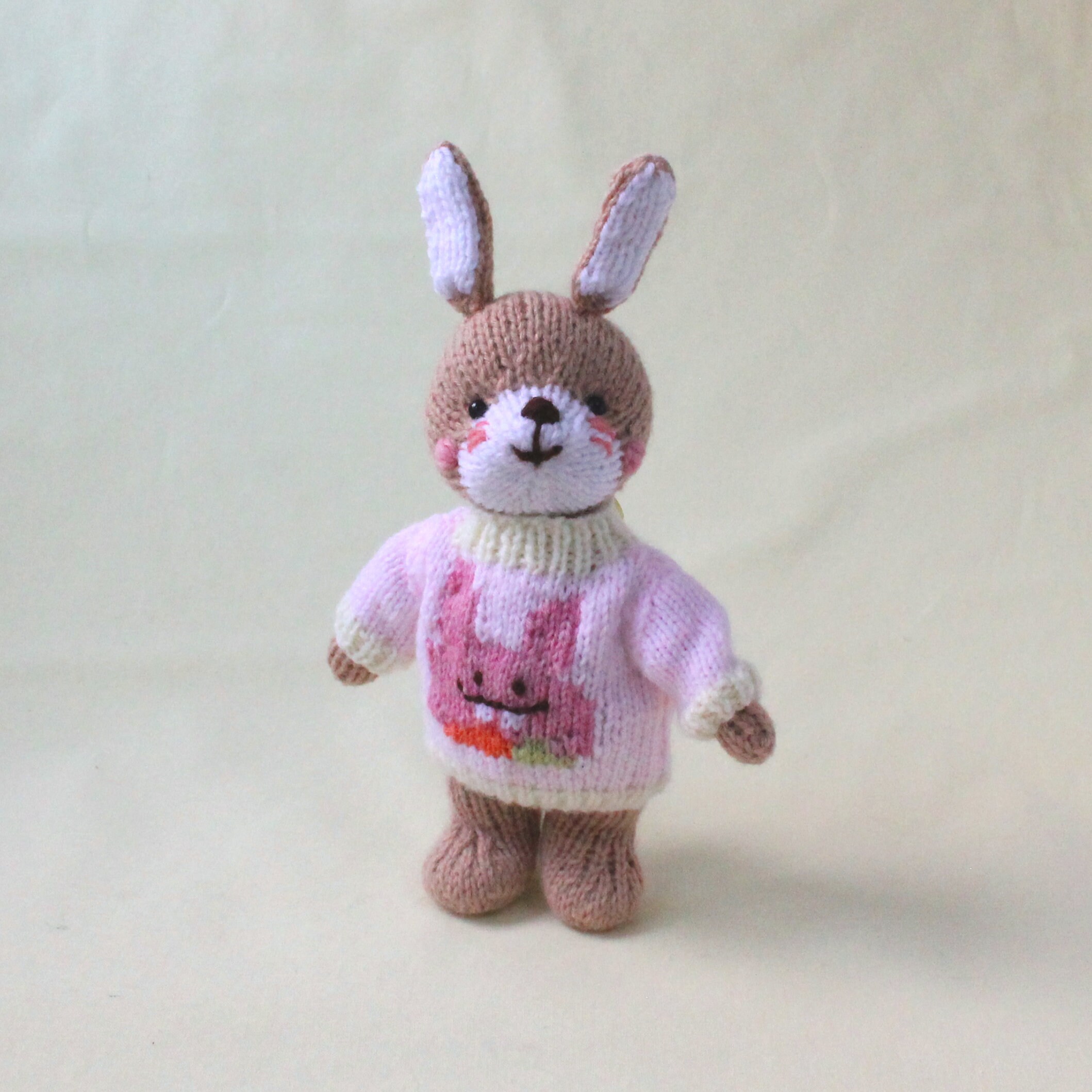 Maglione Pasquale Per Bambini – Coniglio E Fiori Ricamati, Maniche Lunghe, Unisex
