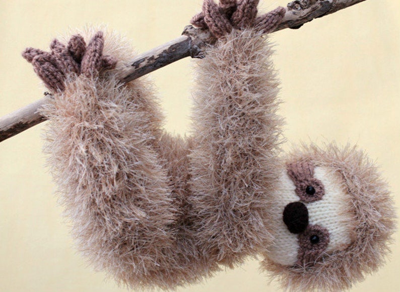 Sloth knitting pattern PDF image 4