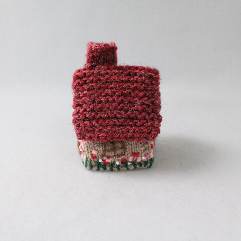 Mini Cottage Knitting Pattern PDF Cottage, Mats, Trees & Sheep Pattern ...