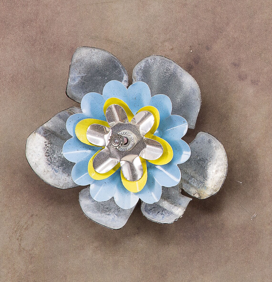 Metal Flower Attach to Anything Made From Steel. Hang Etsy