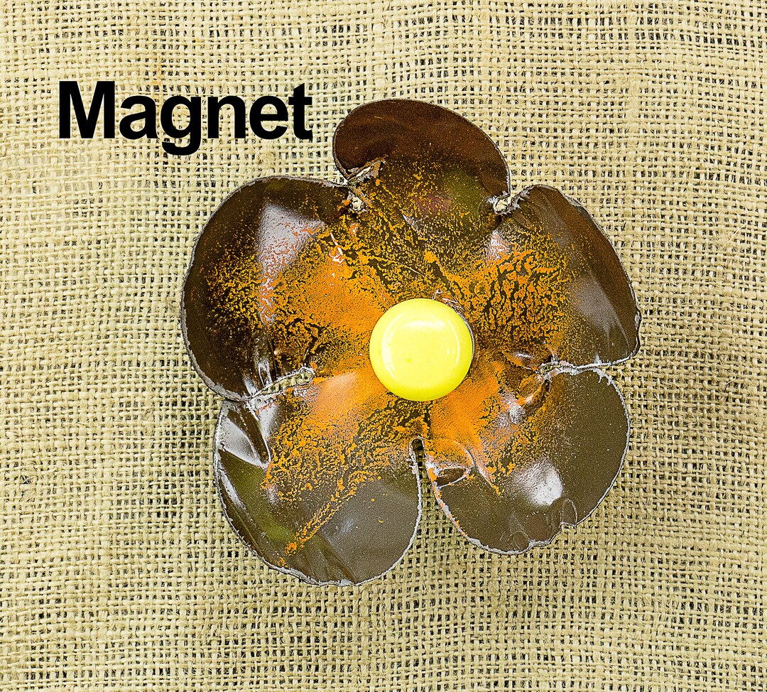 Metal Flower Attach to Anything Made From Steel. Hang on