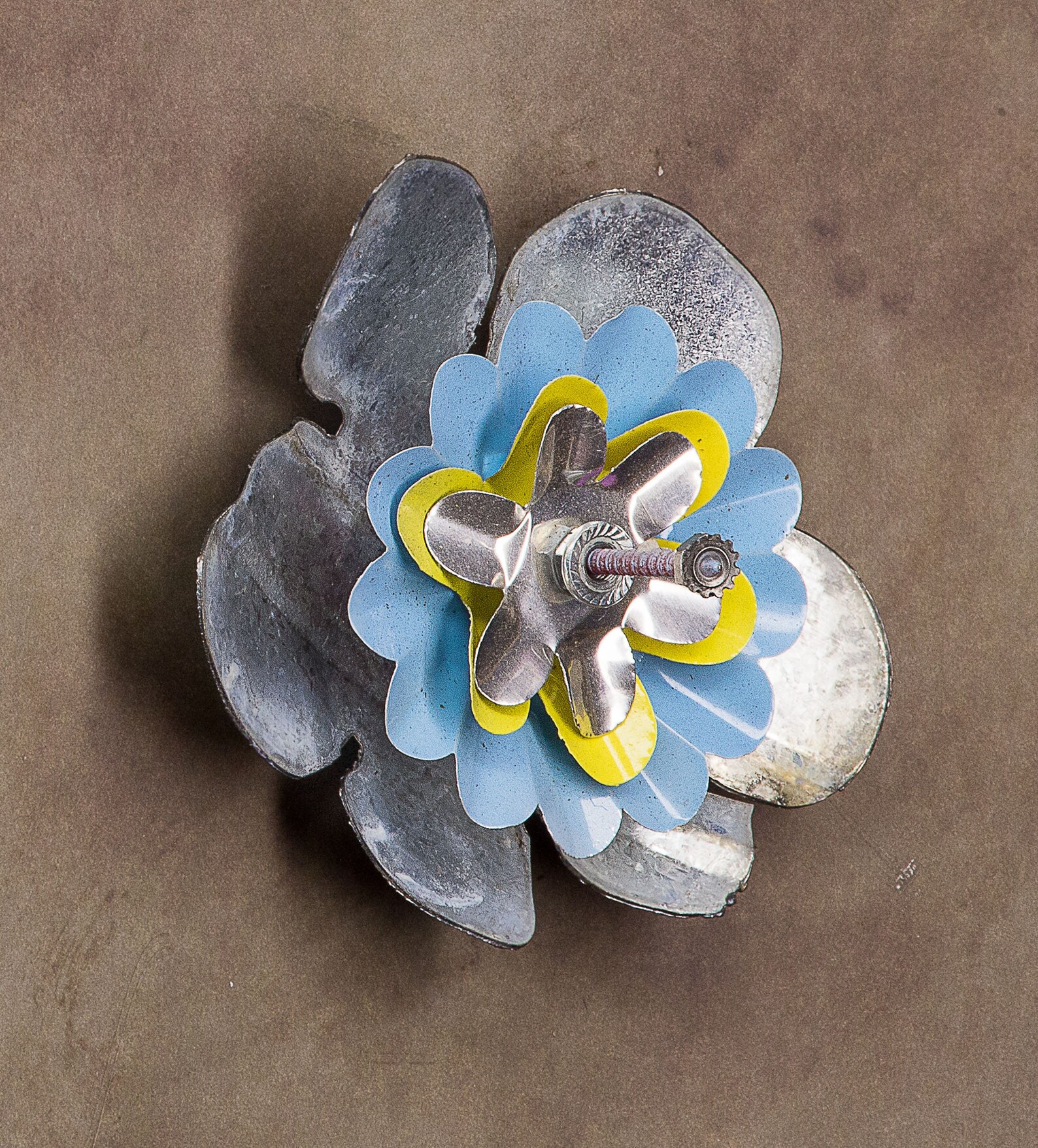 Metal Flower Attach to Anything Made From Steel. Hang Etsy