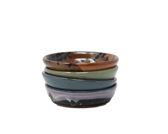 Rust Pottery Oil Dish