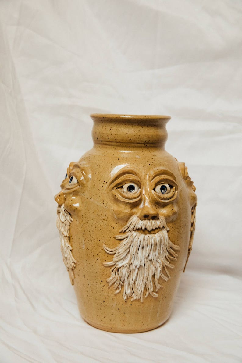 One of a Kind Face Vase