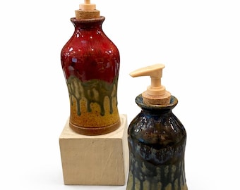 Ray Pottery Soap Dispenser- Skinny