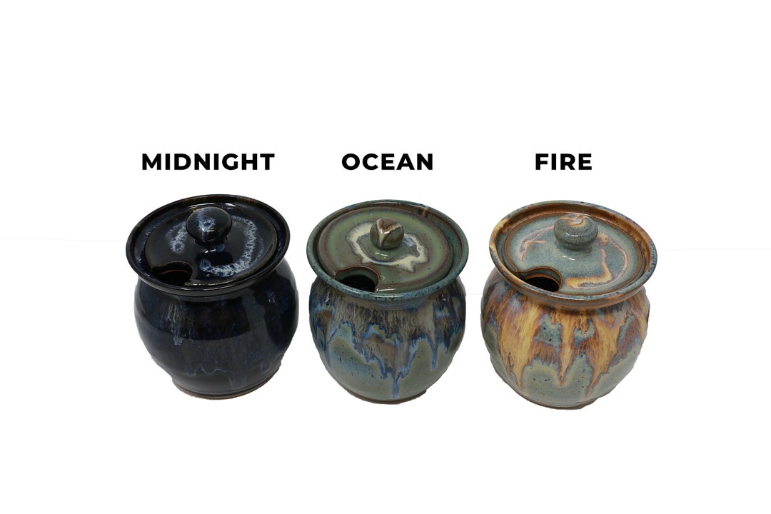 Martindale Pottery Honey Pot - Midnight