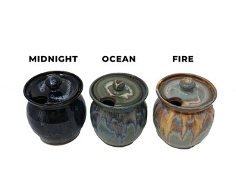 Martindale Pottery Honey Pot