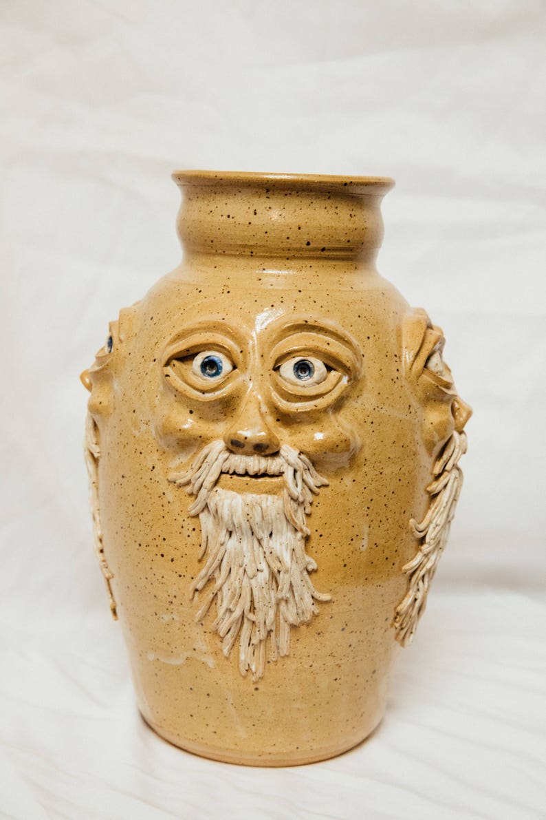 One of a Kind Face Vase