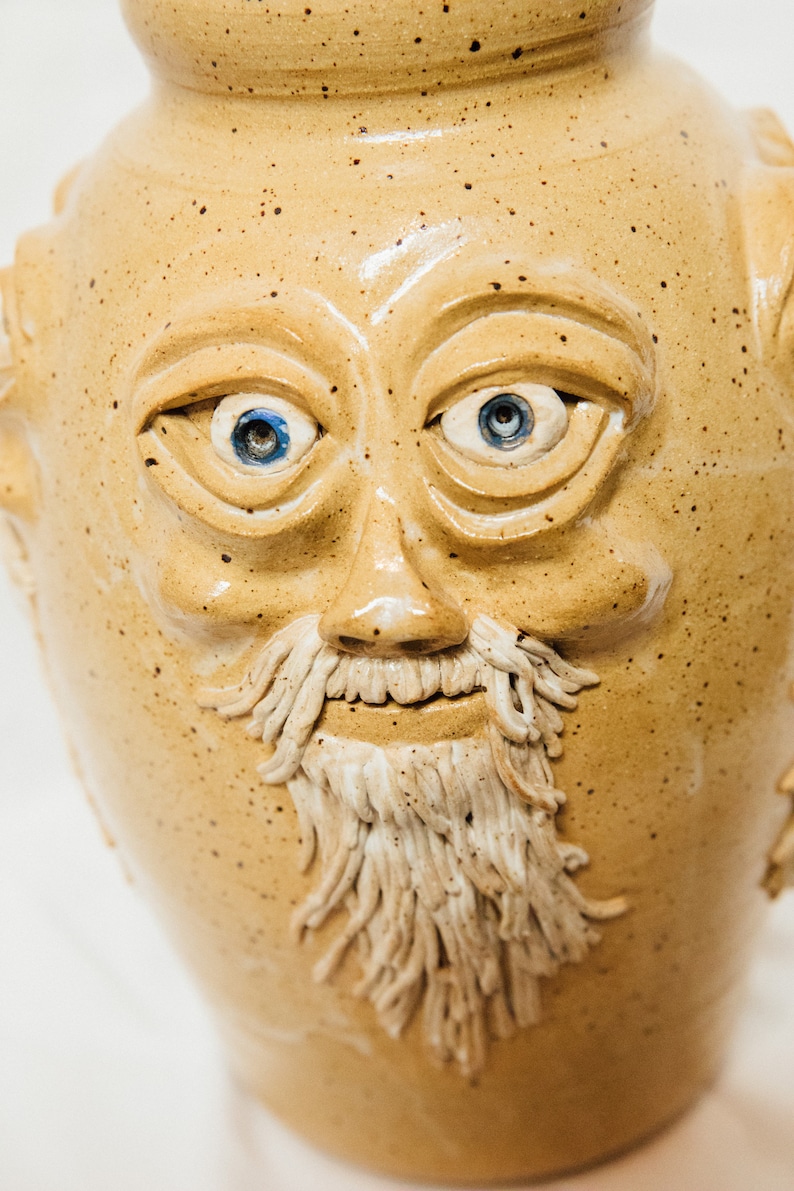 One of a Kind Face Vase
