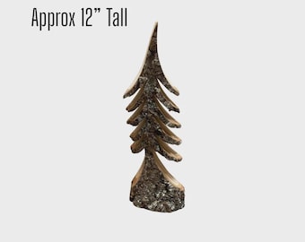 Basti Wood Studio Hand Carved Trees- Small