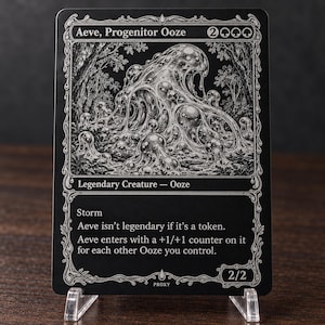 Aeve, Progenitor Ooze - Metal Engraved MTG Proxy Card for Commander EDH
