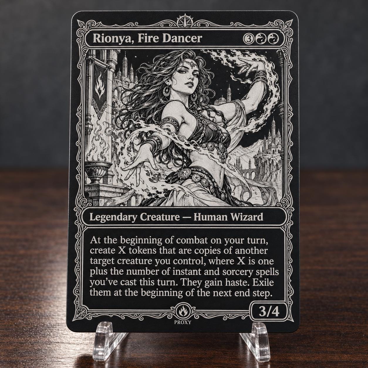 Rionya, Fire Dancer Mtg Proxy - Etsy