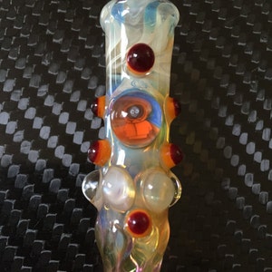 Glass Pipes Fumed Chillum South Park Kenny Millie With Red Etsy