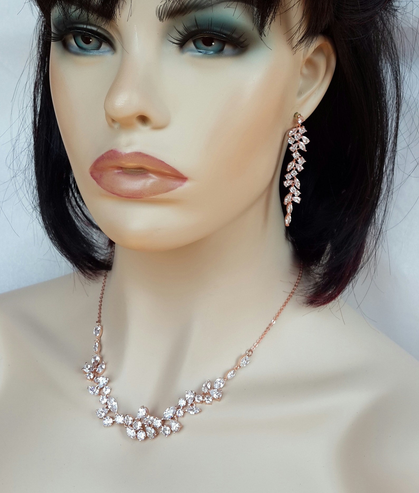 Gold Bridal Earrings Gold Chandelier Earrings Gold Wedding Etsy