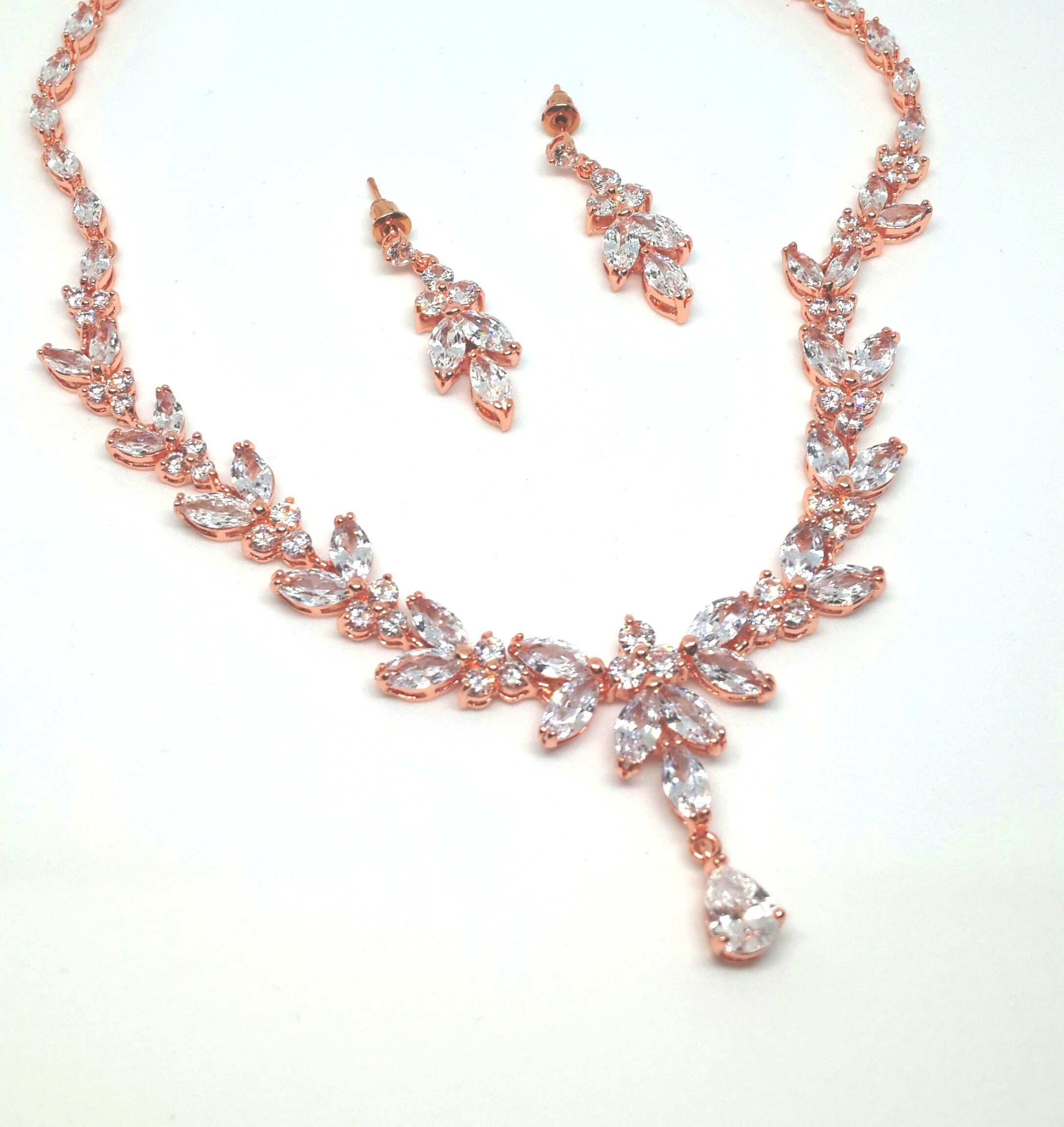 Silver Bridal Jewelry Set Wedding Jewelry Set for bride Etsy