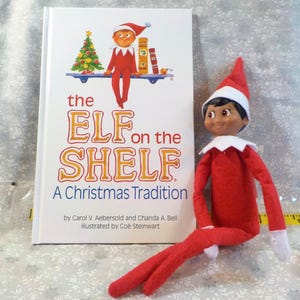 African American Elf On The Shelf 2005 With Book- Good Condition