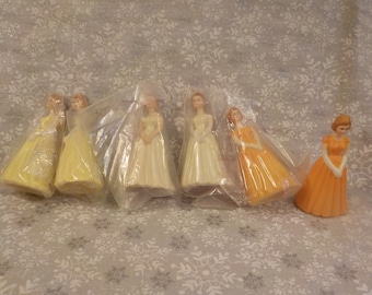 READ - Vintage Wedding Party Cake Topper- Bridesmaids - ( Chose Two) - Sealed