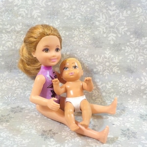 Mattel  Dolls - Kelly? and Unmarked Baby  - Pre-owned