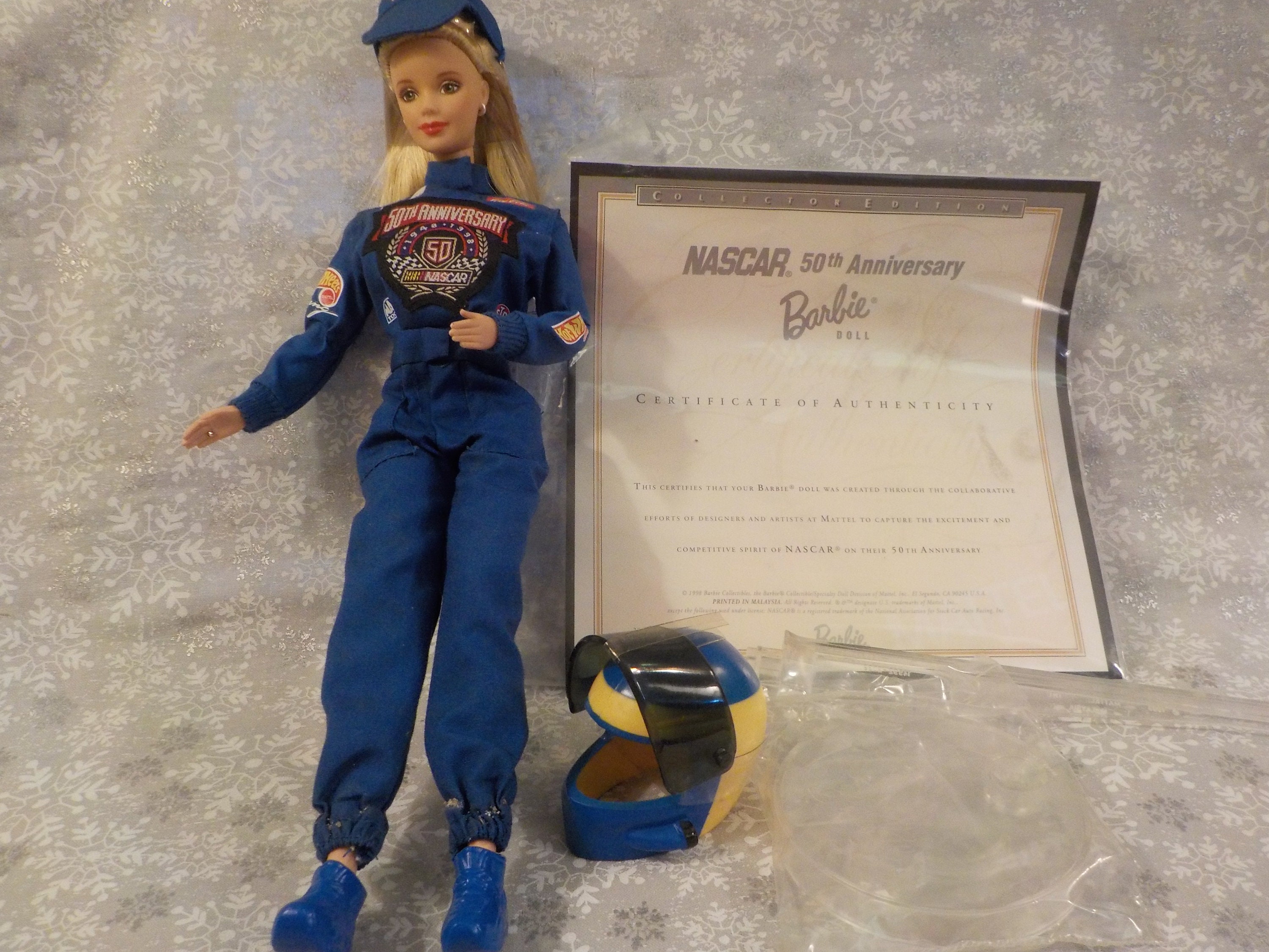 barbie doll nascar 50th anniversary