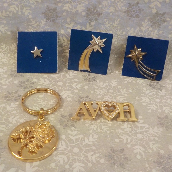 AVON Representative Jewelry - Vintage  - Never Worn - Brooch - Pins - Keychain