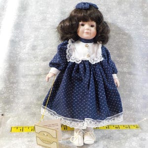Treasure Memories Porcelain 10 Inch Porcelain Dolls - Pre-owned