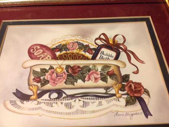 *Basket /& Things by Laurie Korsgaden Art Print