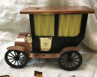Vintage Copper Collectable Car From 1800s Made In Italy