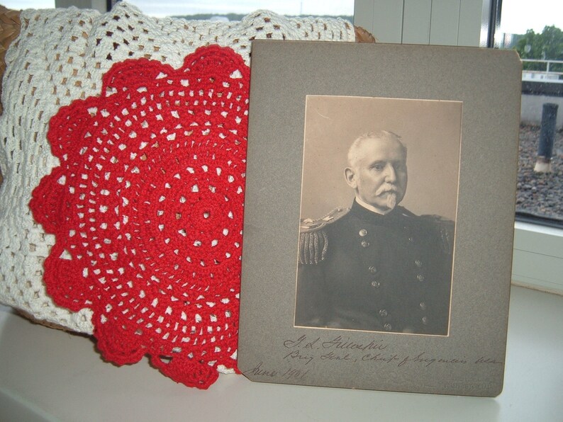 1901 Vintage Photograph of Brigadier General G.L Gillespie Chief of Engineers