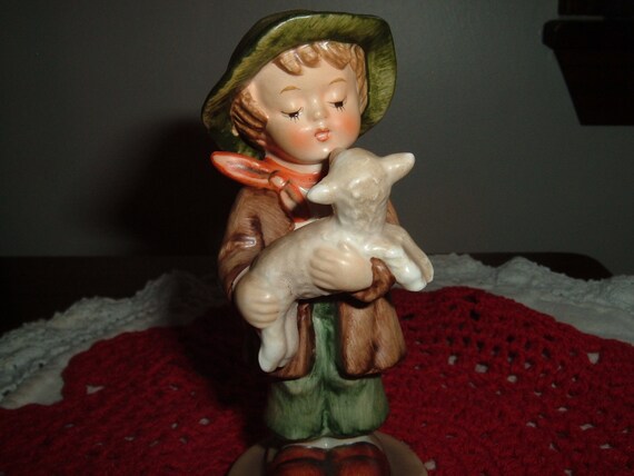 hummel boy with lamb