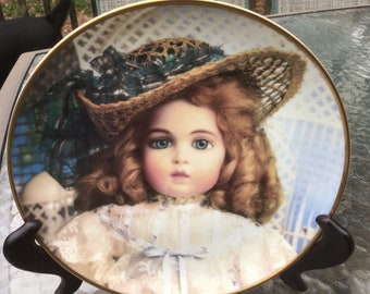 Franklin Mint Heirloom Recommendation “ The Antique Doll “ Limited Edition Plate