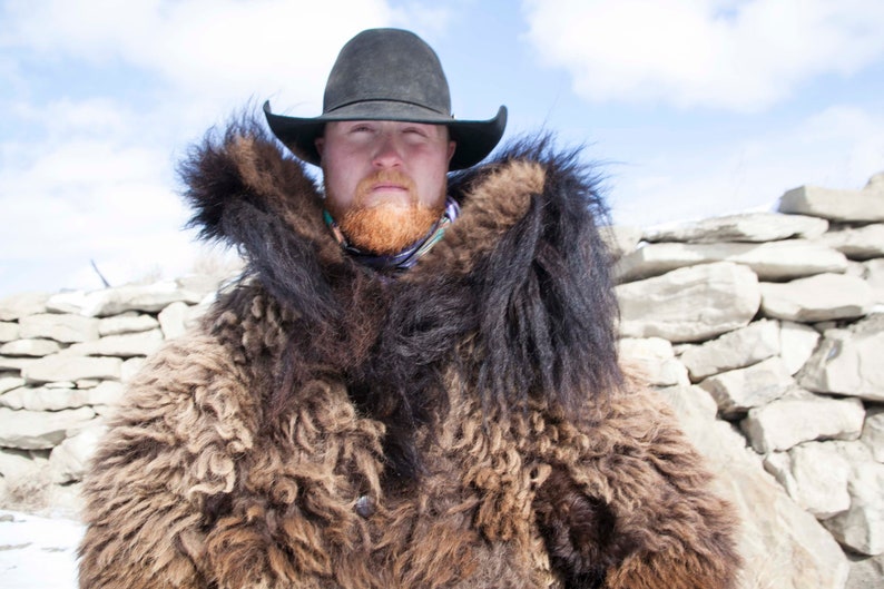 bison hide coat