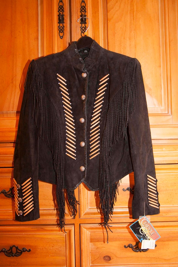 Cripple Creek Women’s Leather Suede Twisted Fringe