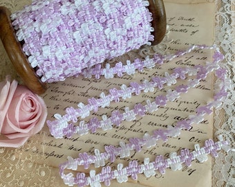 Lilac pink rococo Marie Antoinette trim by the yard