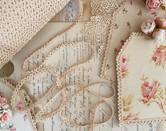 Vintage NOS crochet picot edging lace trim by the yard
