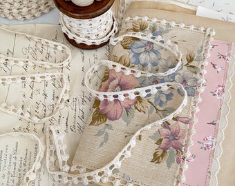 Polka dot edging trim dotted crochet cluny lace trim by the yard