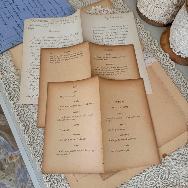 Antique Ephemera Bundle – Junk Journal Supply, Vintage Wallpaper ...