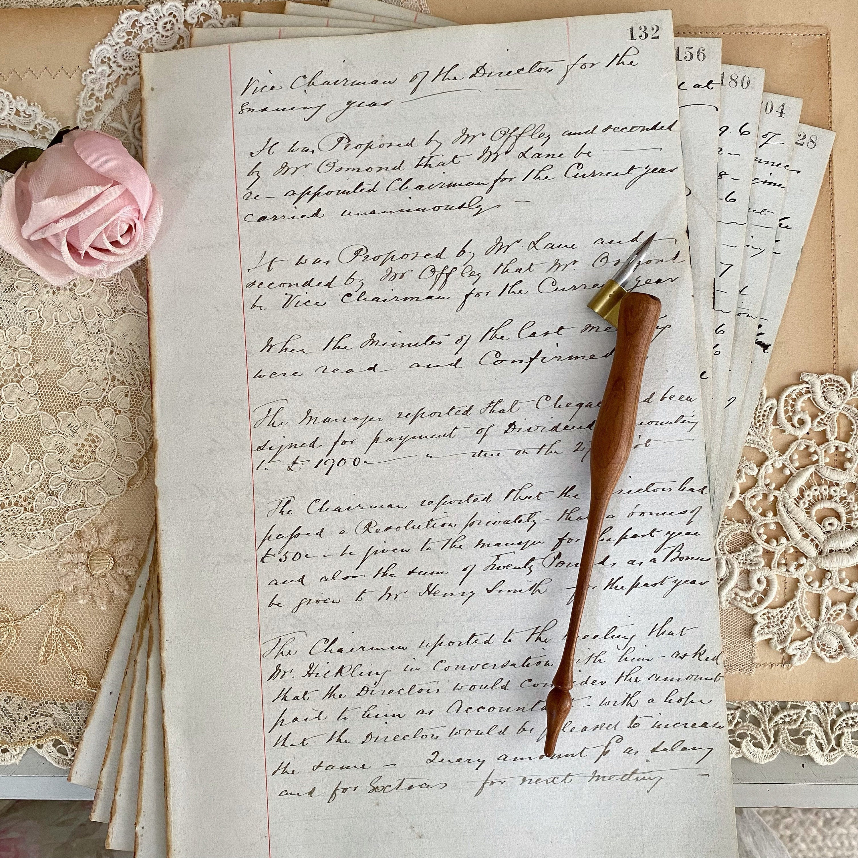 Paper Notes 1900 Antique 1900s Calligraphy Handwritten Records Ledger Paper - Etsy